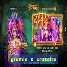 gremio x cruzeiro ao vivo hd